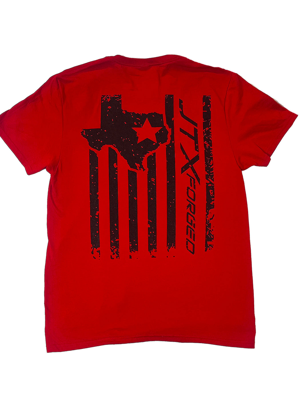 JTX Forged RED T-shirt *TEXAS FLAG*