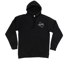 Load image into Gallery viewer, JTX Forged &quot;TEXAS&quot; Black Hoodie
