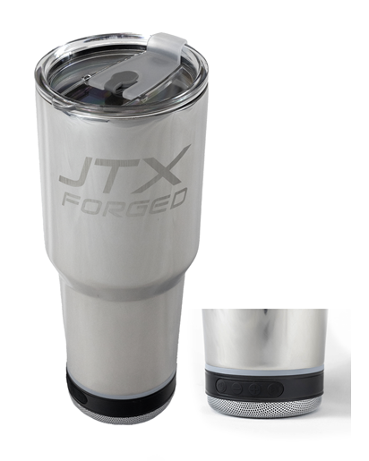 JTX Forged 30 oz BLUETOOTH TUMBLER Cup
