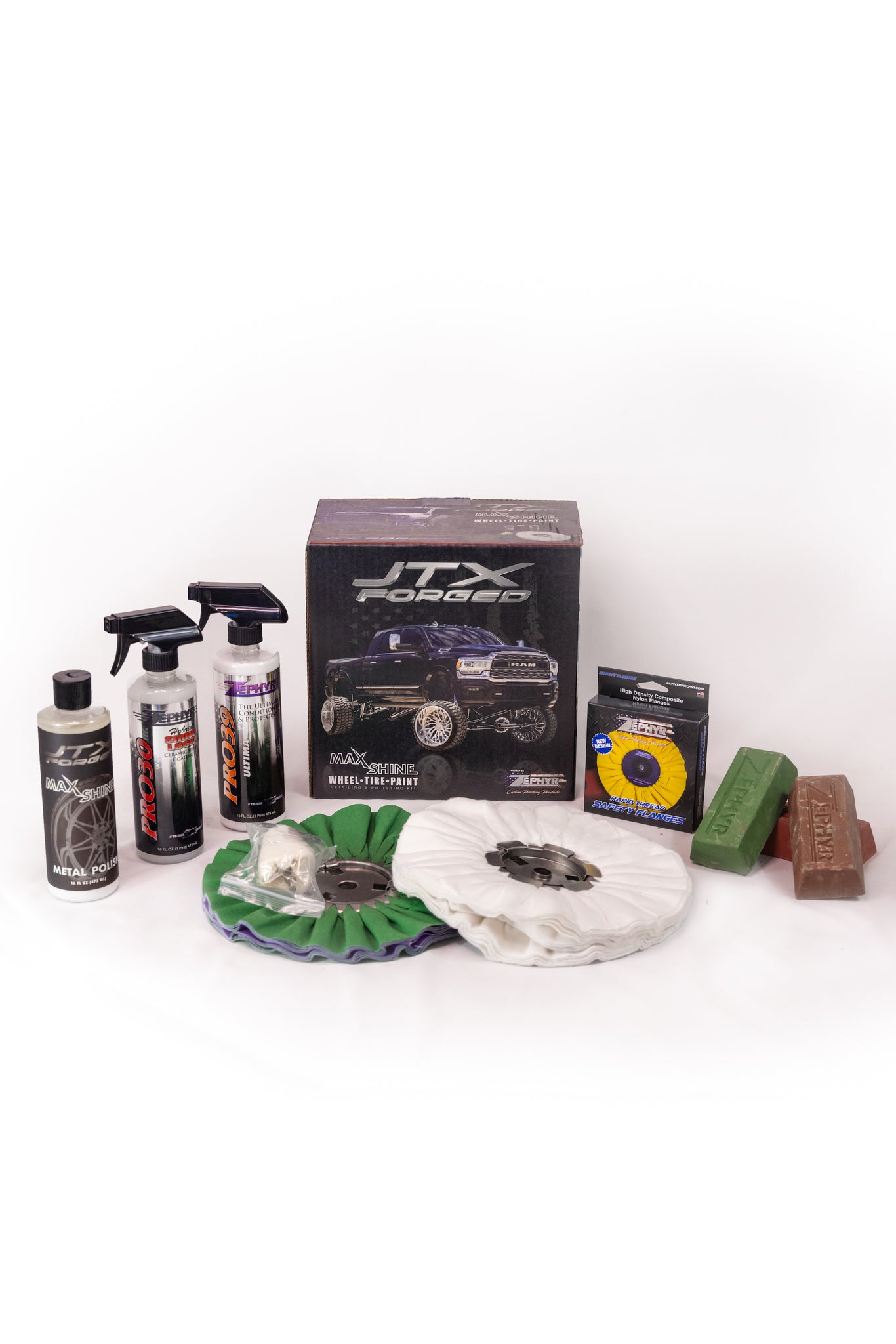 Zephyr 4-Piece Wheel Polishing Kit